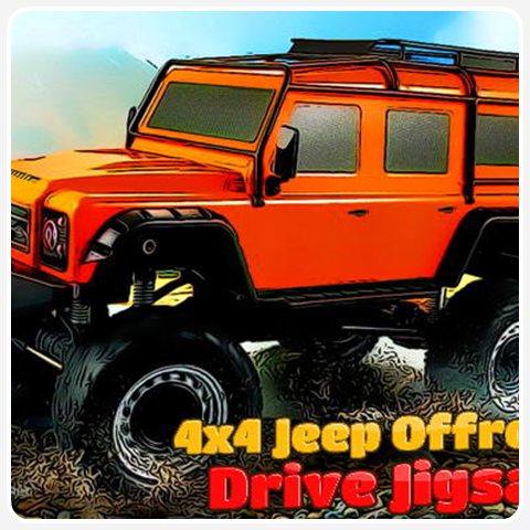 4x4 Jeep Offroad Drive Jigsaw
