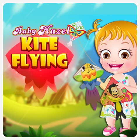 Baby Hazel Kite Flying